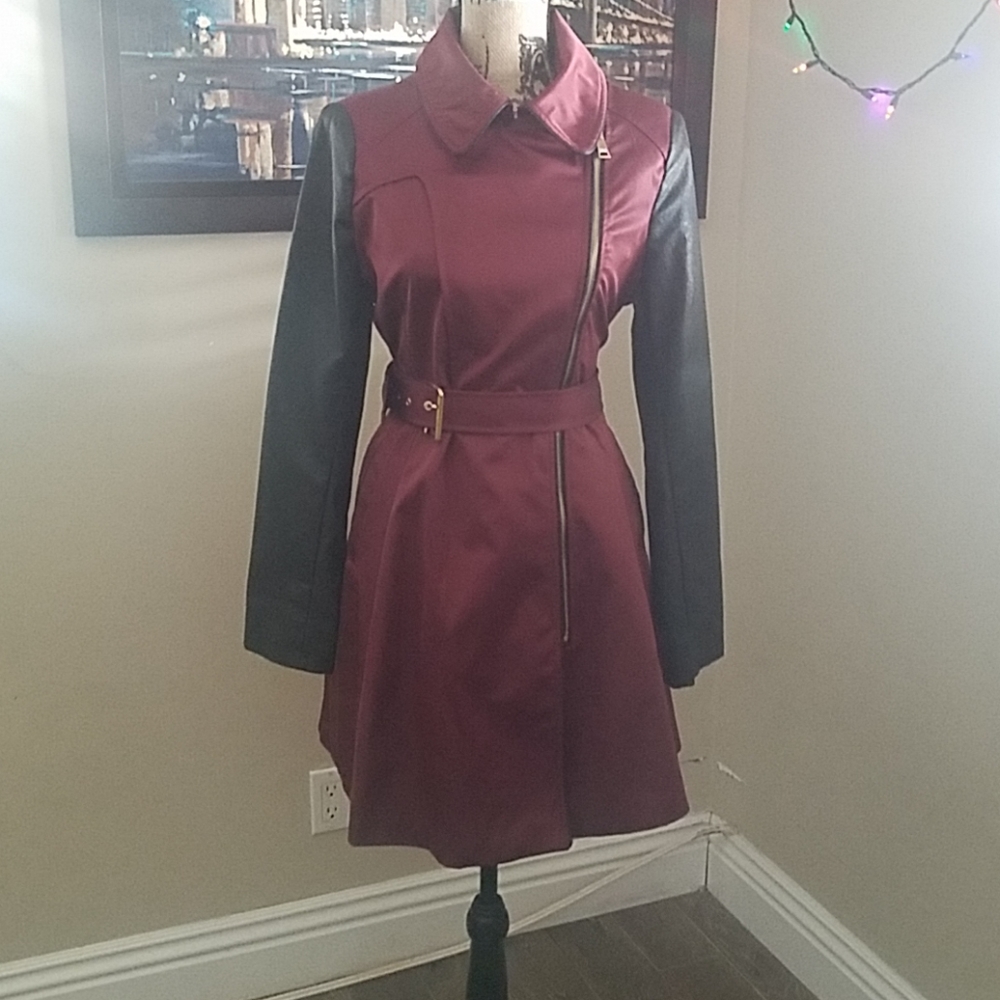 BEBE LONG 2 TONED COAT